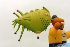 G-BMUJ hot air balloon. Photograph by G Duke