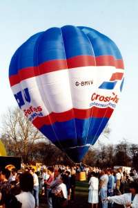 G-BMVW hot air balloon. Photograph by Mike Clarke