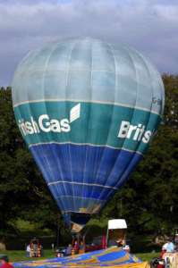 G-BMYA hot air balloon. Photograph by Bill Teasdale
