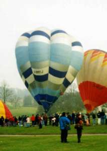 G-BMYJ hot air balloon. Photograph by Balloon Spotters Archive
