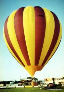 G-BMZH hot air balloon. Photograph by Mel Kirby