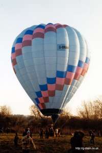 G-BNAK hot air balloon. Photograph by Mike Clarke