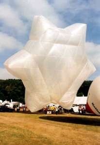 G-BNBP hot air balloon. Photograph by Bill Teasdale