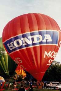 G-BNBR hot air balloon. Photograph by Mike Clarke