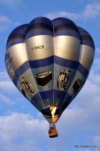 G-BNCB hot air balloon. Photograph by Balloon Spotters Archive