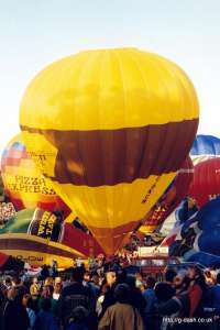 G-BNCM hot air balloon. Photograph by Mike Clarke