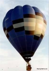 G-BNCU hot air balloon. Photograph by G Duke