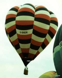 G-BNDN hot air balloon. Photograph by Mel Kirby