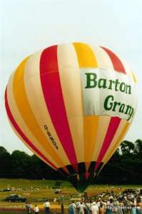 G-BNDV hot air balloon. Photograph by G Duke