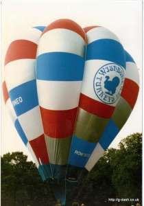 G-BNEO hot air balloon. Photograph by G Duke