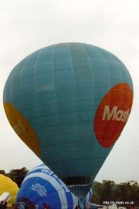 G-BNEU hot air balloon. Photograph by G Duke