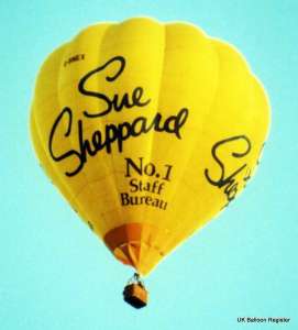 G-BNEX hot air balloon. Photograph by Mel Kirby