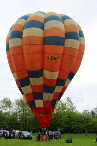 G-BNFG hot air balloon. Photograph by G Bann