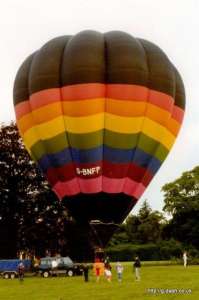 G-BNFP hot air balloon. Photograph by G Duke