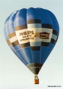 G-BNGO hot air balloon. Photograph by G Duke