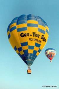 G-BNHH hot air balloon. Photograph by Mark Duffy