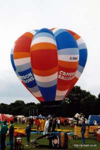 G-BNHI hot air balloon. Photograph by Mike Clarke