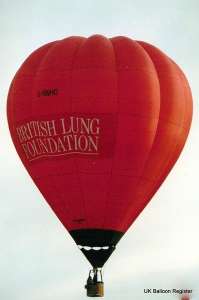 G-BNHO hot air balloon. Photograph by G Duke