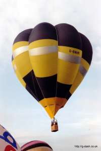 G-BNHR hot air balloon. Photograph by Mike Clarke