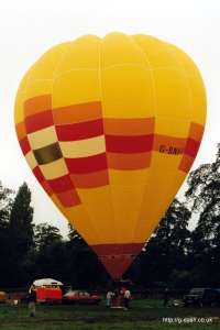 G-BNHS hot air balloon. Photograph by Mike Clarke