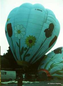 G-BNHW hot air balloon. Photograph by Mel Kirby