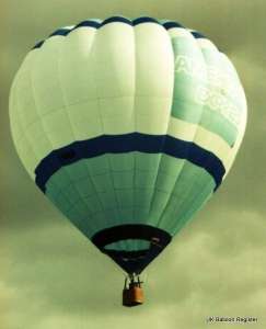 G-BNIB hot air balloon. Photograph by Mel Kirby