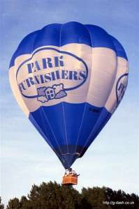 G-BNIE hot air balloon. Photograph by Mike Clarke