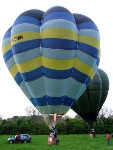 G-BNIN hot air balloon. Photograph by Balloon Spotters Archive