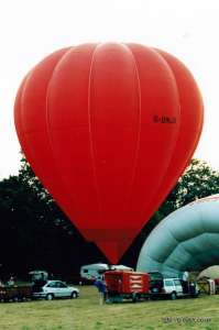 G-BNJG hot air balloon. Photograph by Mike Clarke