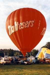 G-BNJX hot air balloon. Photograph by Bill Teasdale