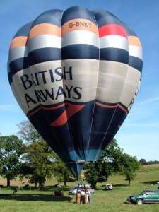 G-BNKT hot air balloon. Photograph by Balloon Spotters Archive
