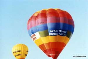 G-BNMA hot air balloon. Photograph by G Duke