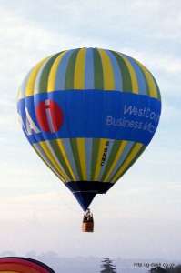 G-BNNC hot air balloon. Photograph by Mike Clarke