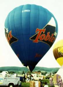 G-BNOY hot air balloon. Photograph by Mel Kirby