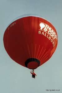 G-BNPI hot air balloon. Photograph by Mike Clarke