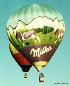 G-BNPP hot air balloon. Photograph by Mel Kirby