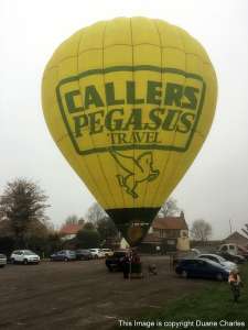 G-BNRW hot air balloon. Photograph by Duane Charles
