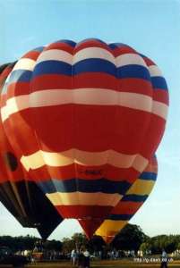 G-BNUC hot air balloon. Photograph by G Duke
