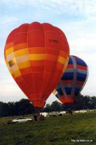 G-BNXZ hot air balloon. Photograph by G Duke