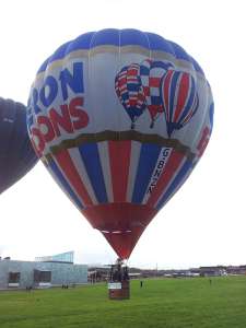 G-BNZN hot air balloon. Photograph by Per Lesser