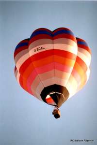 G-BOAL hot air balloon. Photograph by Bob Garnett