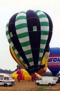 G-BOAO hot air balloon. Photograph by Mike Clarke