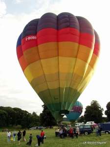 G-BOBB hot air balloon. Photograph by Mel Kirby