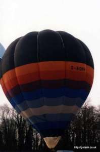 G-BOBH hot air balloon. Photograph by G Duke