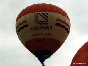 G-BOBR hot air balloon. Photograph by G Duke