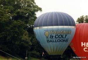 G-BOBU hot air balloon. Photograph by G Duke