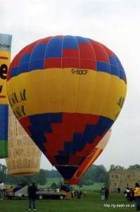 G-BOCF hot air balloon. Photograph by G Duke
