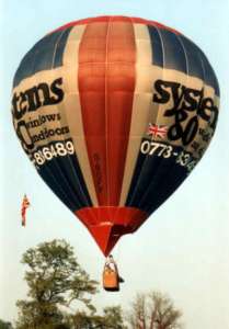 G-BOFF hot air balloon. Photograph by Paul Coman