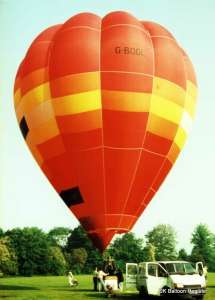 G-BOGL hot air balloon. Photograph by Mel Kirby