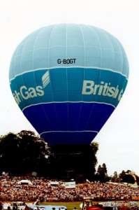 G-BOGT hot air balloon. Photograph by Mike Clarke